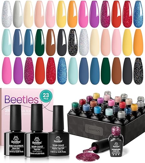 Beetles Gel Polish Set Review: California Sunset