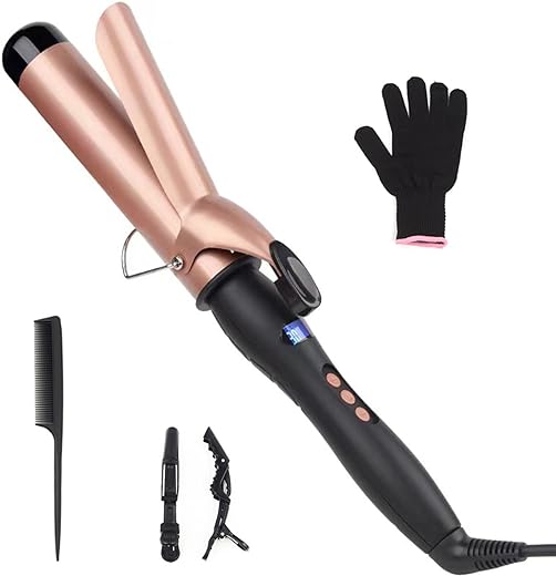 XL Curling Wand Iron: Pro Hair Curler Magic