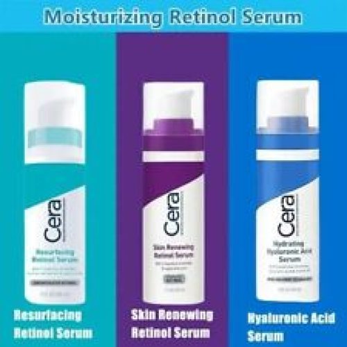 30ml Cerave Resurfacing Skin Renewing Retinol Hydrating Hyaluronic Acid Serum